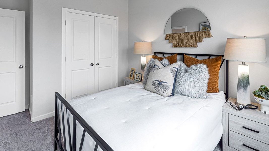 Furnished interior view inside a new home in Raburn Reserve 50s, Tomball (Image 8).