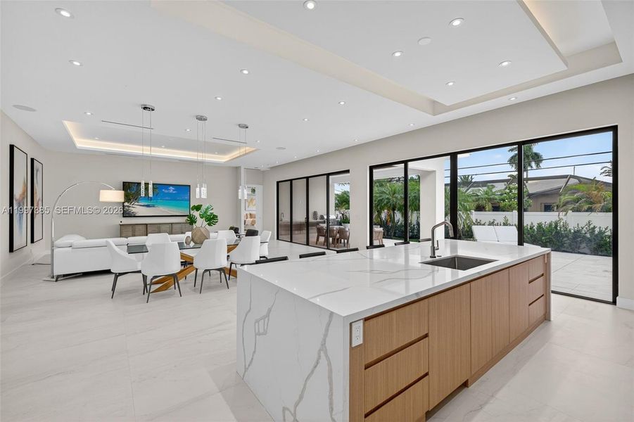 Furnished interior view inside a new home in , Fort Lauderdale (Image 34).