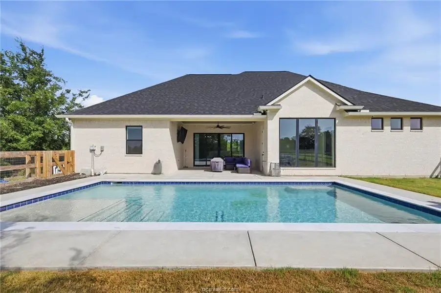 Exterior details and patio area of a home in , Bryan (Image 26).