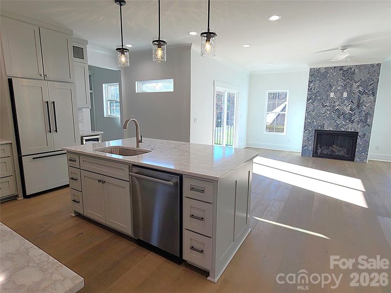 Furnished interior view inside a new home in , Hickory (Image 8).