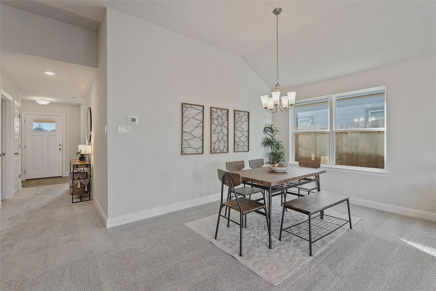 Furnished interior view inside a new home in Grand Oaks Reserve, Cleveland (Image 10).