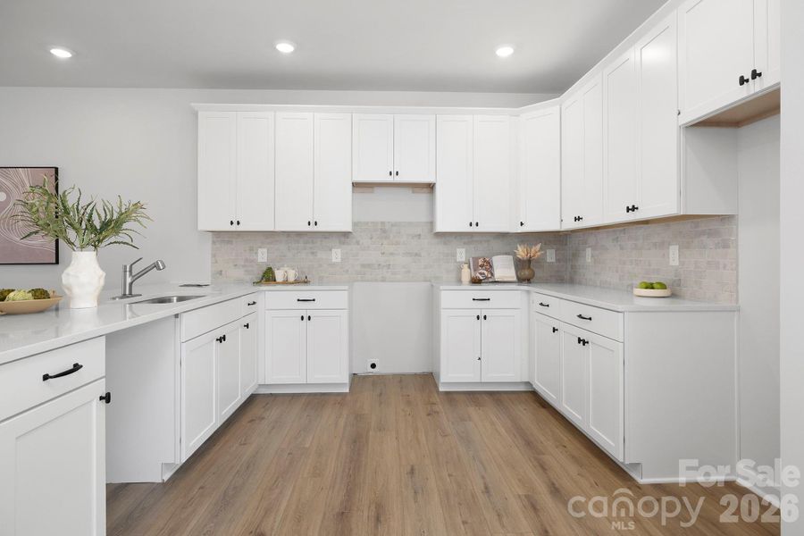 Furnished interior view inside a new home in Edgewood Preserve, Huntersville (Image 13).