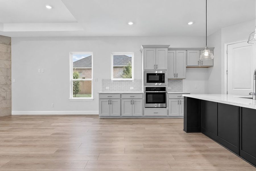Furnished interior view inside a new home in South Oak, Lakewood Village (Image 10).