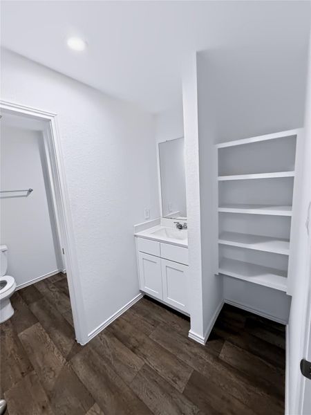 Furnished interior view inside a new home in Windstone on the Prairie, Richmond (Image 9).