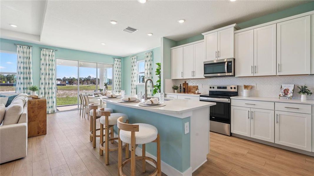 Furnished interior view inside a new home in Briarwood, Alachua (Image 5).