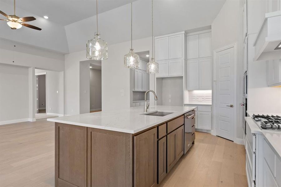 Furnished interior view inside a new home in Windsong Ranch, Prosper (Image 7). Furnished interior view inside a new home in Windsong Ranch, Prosper (Image 7).