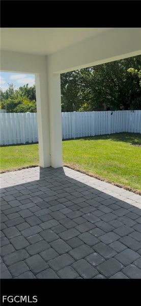 Exterior details and patio area of a home in Cape Coral, Cape Coral (Image 24).