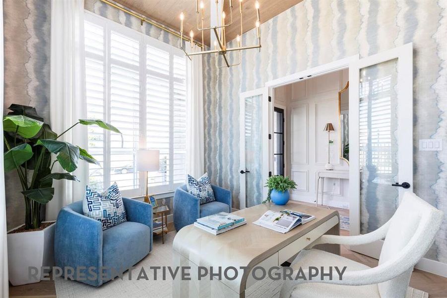 Furnished interior view inside a new home in Furst Ranch, Flower Mound (Image 16).
