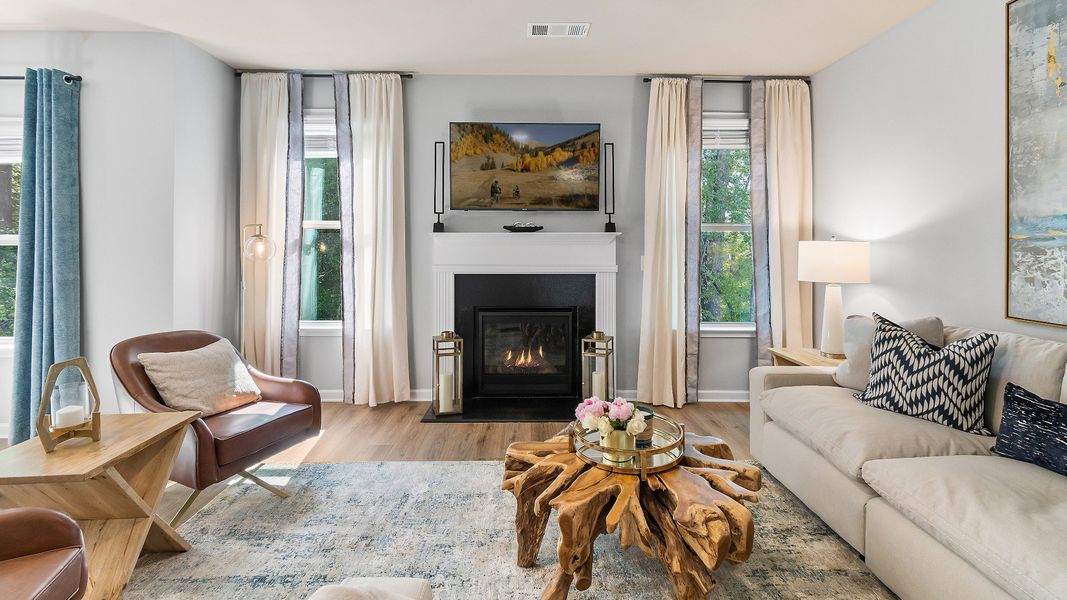 Furnished interior view inside a new home in Camp Creek Village, Atlanta (Image 11).