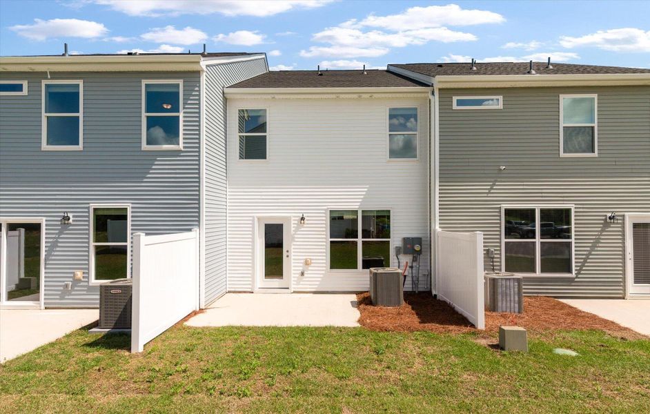 Exterior details and patio area of a home in The Landings at Montague, Goose Creek (Image 24).