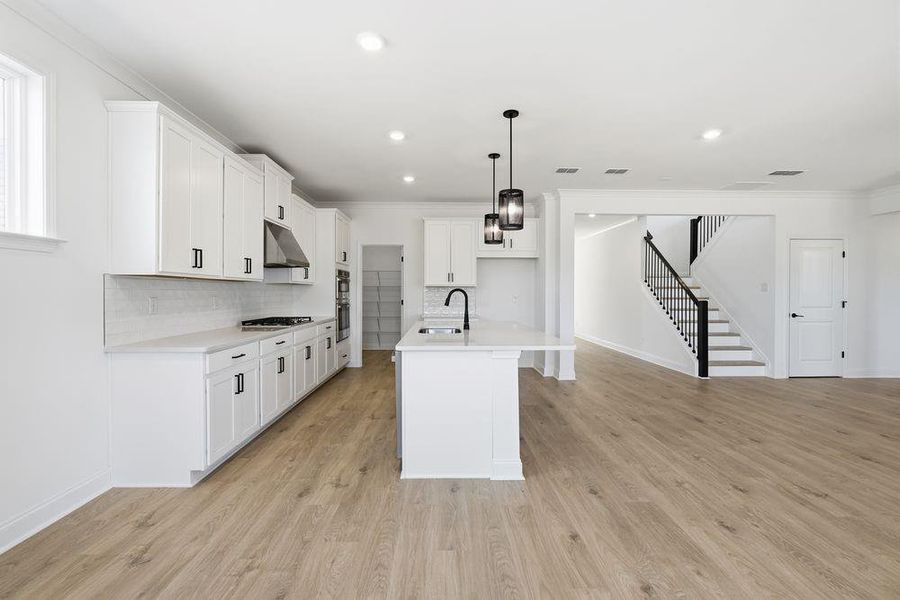 Furnished interior view inside a new home in Reserve at Hickory Walk, Kennesaw (Image 6). Furnished interior view inside a new home in Reserve at Hickory Walk, Kennesaw (Image 6).
