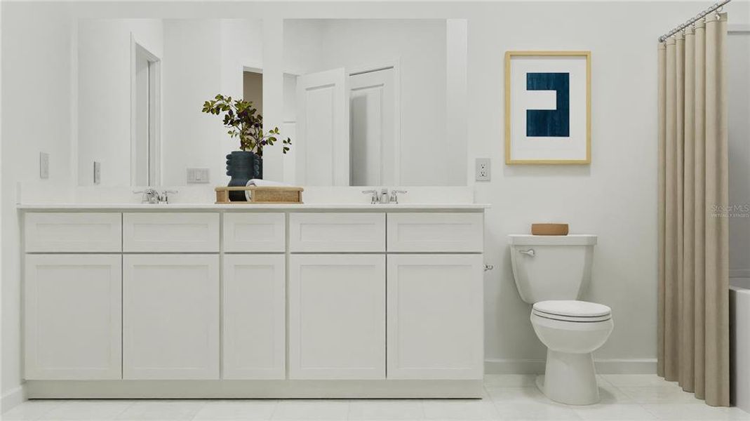 Furnished interior view inside a new home in , Davenport (Image 8).