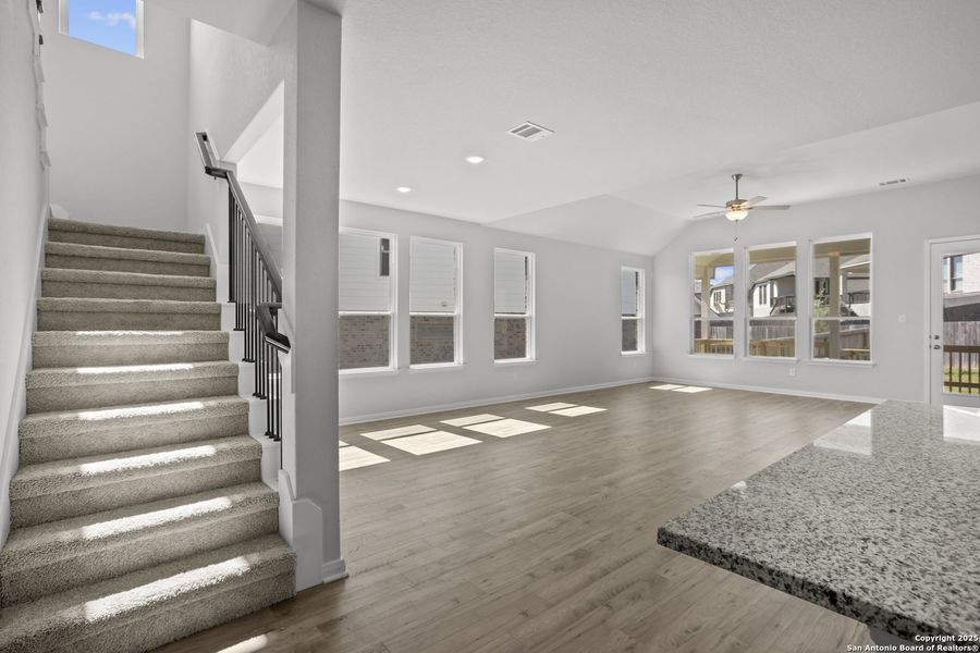 Spacious, unfurnished interior of a new home in Ladera, San Antonio (Image 14). Spacious, unfurnished interior of a new home in Ladera, San Antonio (Image 14).