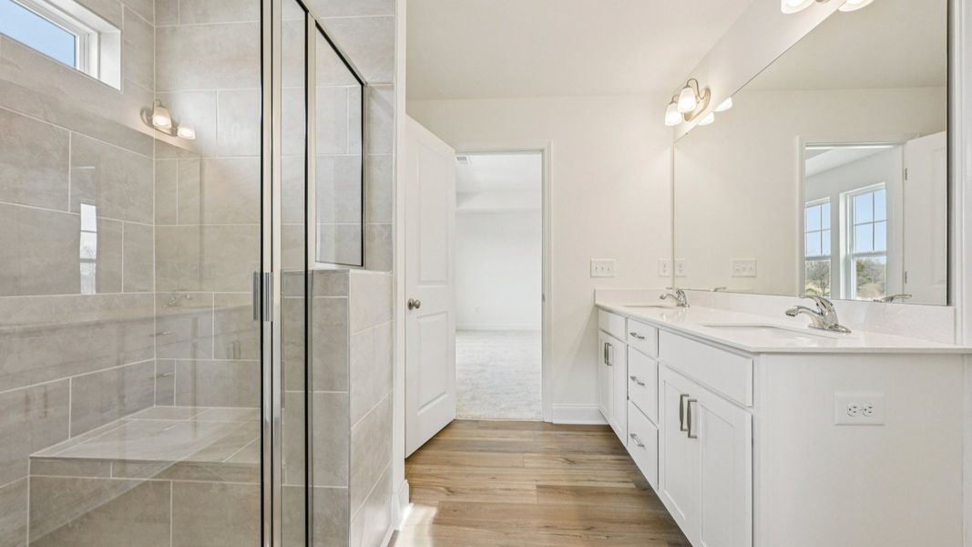 Representative furnished interior of a home built from the Merlot by DRB Homes in The Farm at Neill's Creek, Lillington (Image 18).