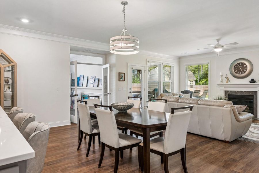 Furnished interior view inside a new home in , Huger (Image 9).