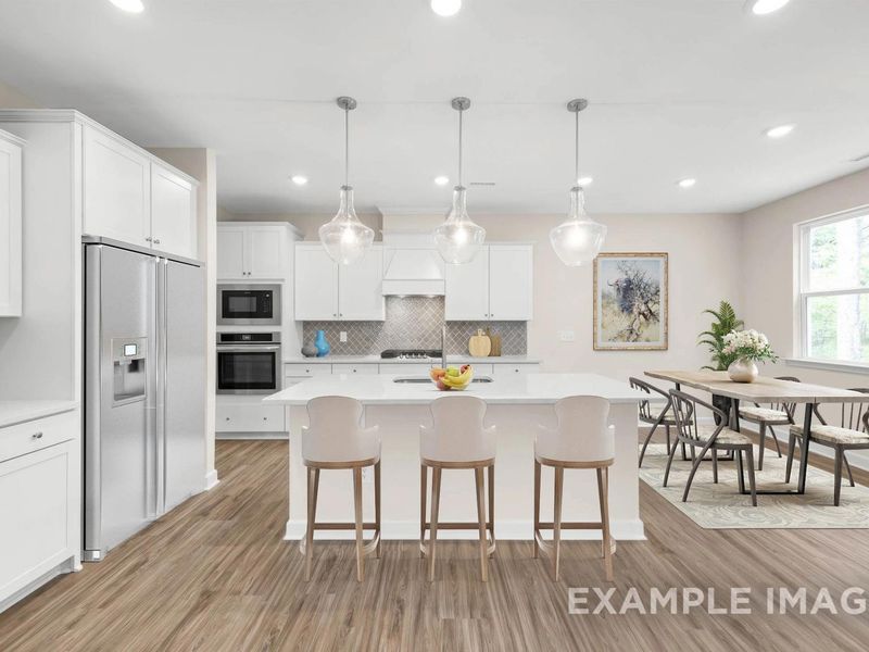 Representative furnished interior of a home built from the The Gavin A by Davidson Homes LLC in Gregory Village, Lillington (Image 8).