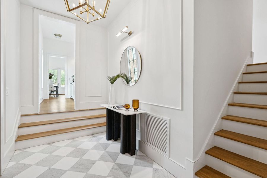 Furnished interior view inside a new home in , Charleston (Image 10).