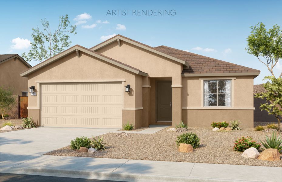 Representative exterior photo of a completed home built from the Barletta by Pulte Homes in Shadow Ridge, Avondale, AZ (Image 2). Representative exterior photo of a completed home built from the Barletta by Pulte Homes in Shadow Ridge, Avondale, AZ (Image 2).