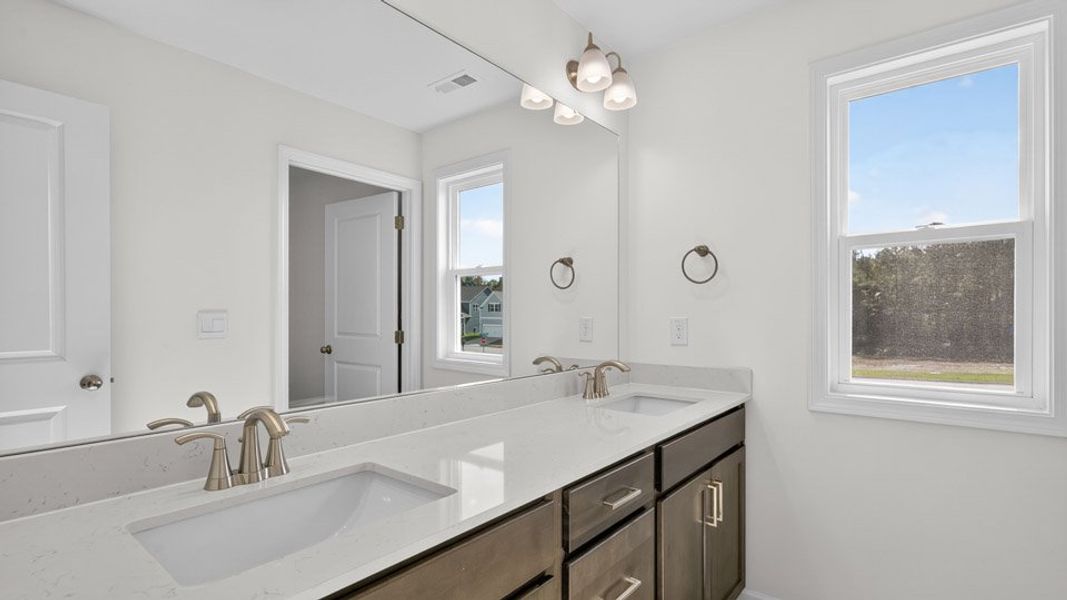 Furnished interior view inside a new home in Kalas Falls, Wake Forest (Image 10).