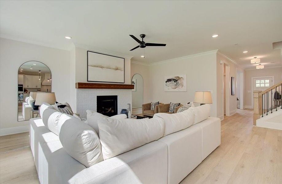 Furnished interior view inside a new home in , Acworth (Image 28). Furnished interior view inside a new home in , Acworth (Image 28).