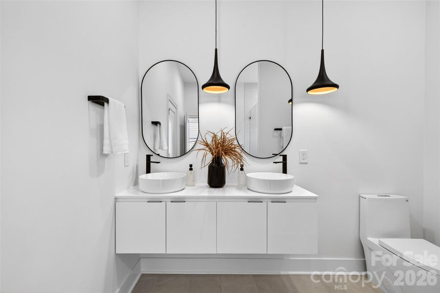 Furnished interior view inside a new home in , Charlotte (Image 40).