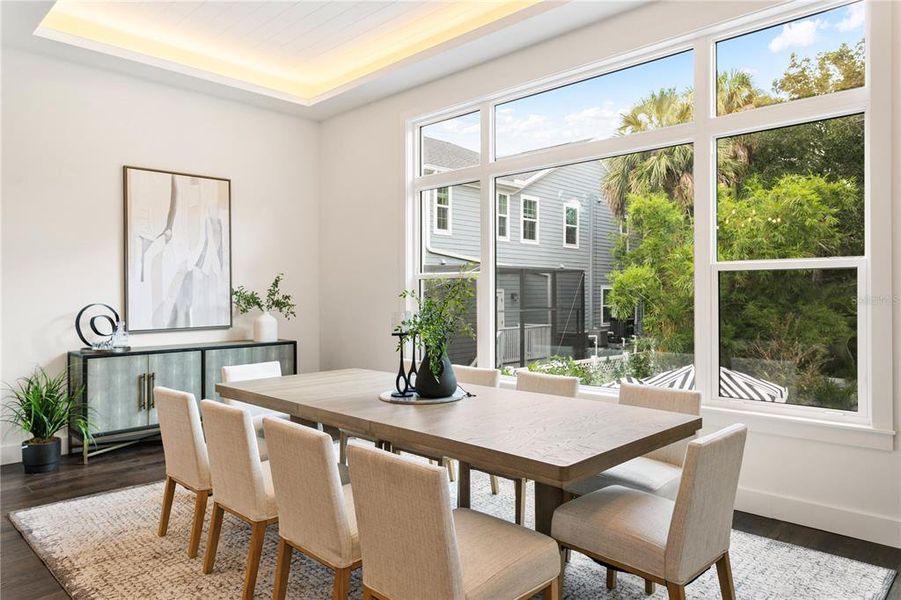 Furnished interior view inside a new home in , Tampa (Image 19).