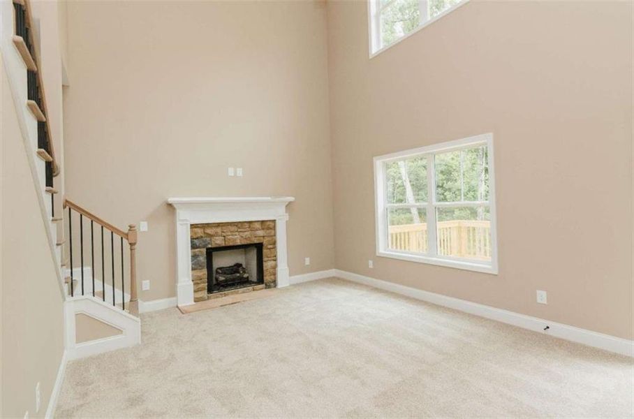 Spacious, unfurnished interior of a new home in , Douglasville (Image 70). Spacious, unfurnished interior of a new home in , Douglasville (Image 70).