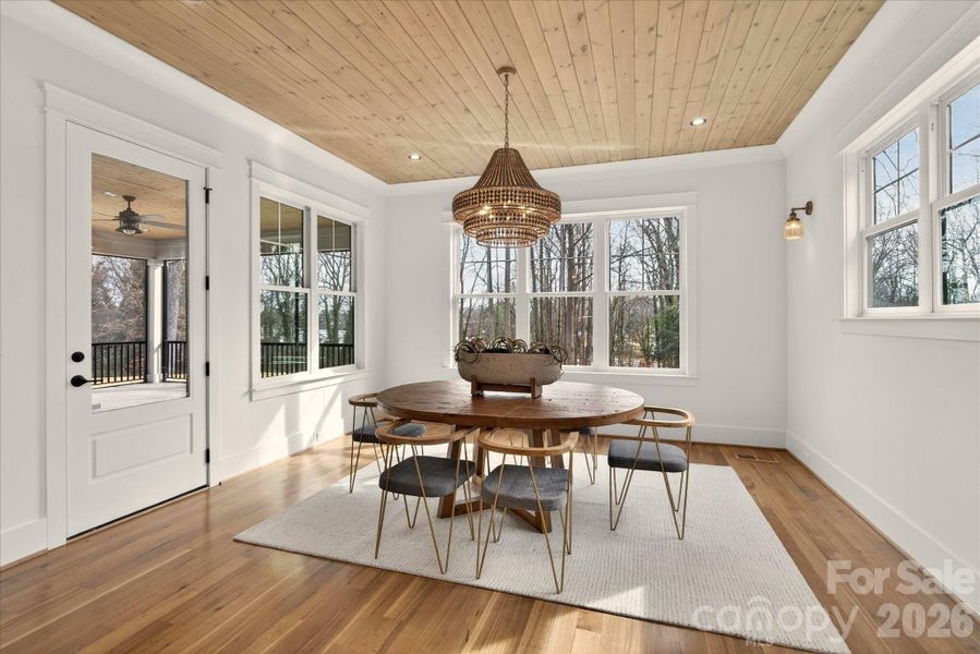 Furnished interior view inside a new home in , Charlotte (Image 8). Furnished interior view inside a new home in , Charlotte (Image 8).