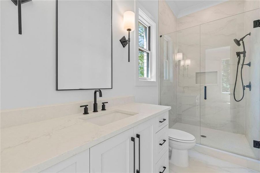 Furnished interior view inside a new home in , Marietta (Image 8).