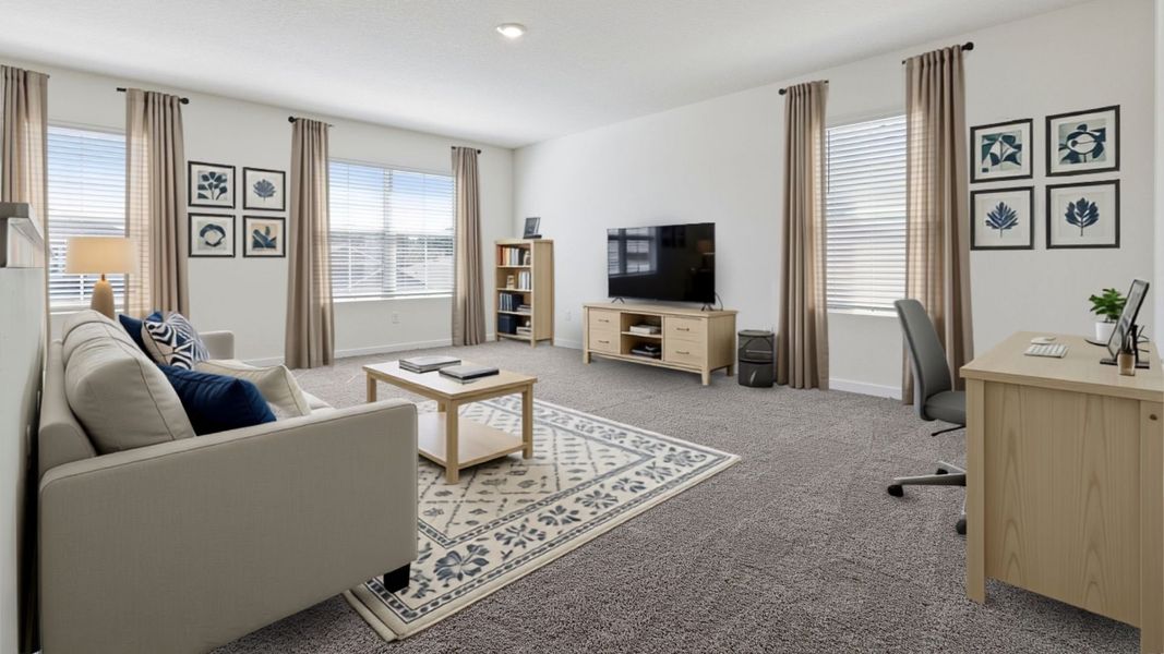 Furnished interior view inside a new home in Sagewood, Apopka (Image 11).
