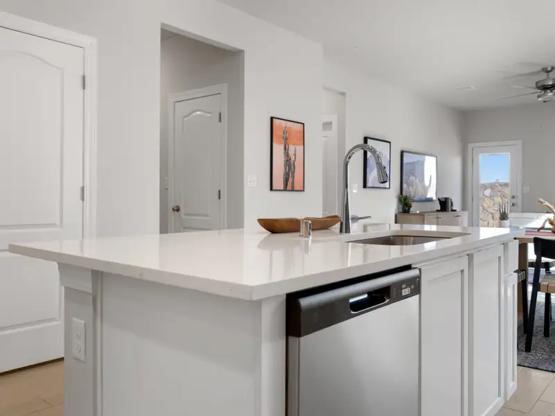 Representative furnished interior of a home built from the Texas Olive by View Homes in Campo Del Sol, El Paso (Image 7).