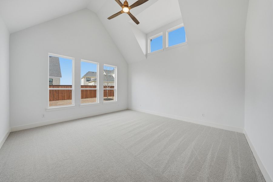 Spacious, unfurnished interior of a new home in Park Place - 80' Lots, Prosper (Image 35). Spacious, unfurnished interior of a new home in Park Place - 80' Lots, Prosper (Image 35).