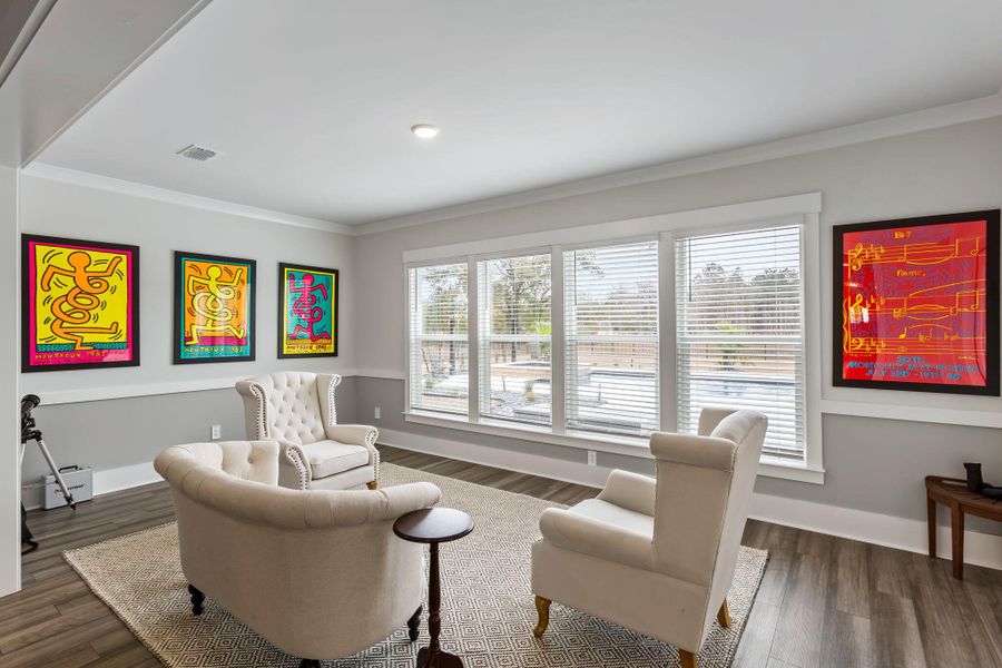 Furnished interior view inside a new home in , Johns Island (Image 10).