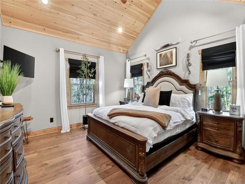 Furnished interior view inside a new home in , Ellijay (Image 66).