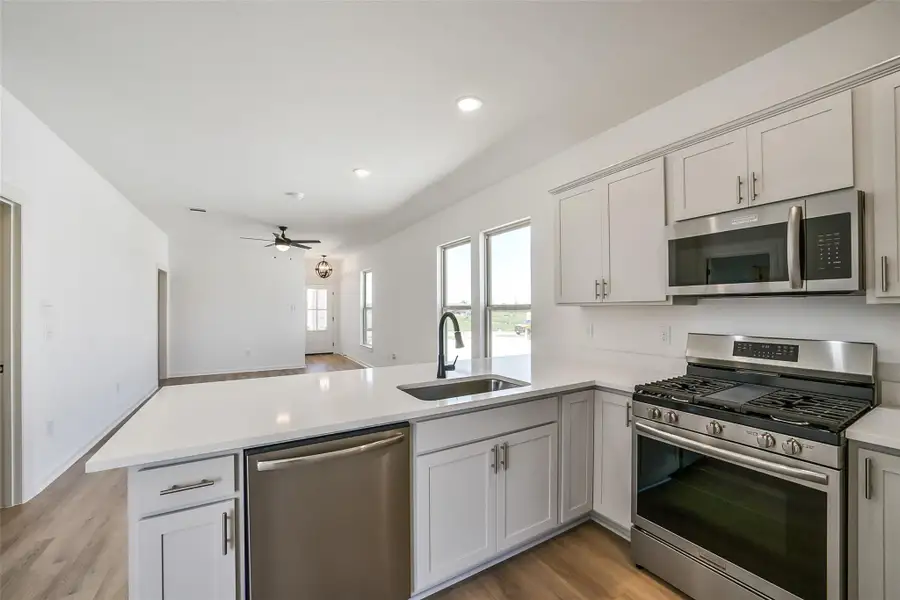 Furnished interior view inside a new home in Mostyn Springs, Magnolia (Image 3). Furnished interior view inside a new home in Mostyn Springs, Magnolia (Image 3).