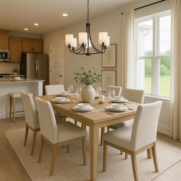 Furnished interior view inside a new home in , Commerce (Image 9).