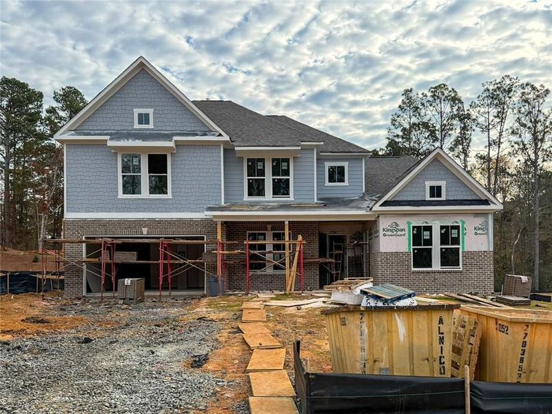In-progress construction of a new home in Ashbury Commons, Powder Springs, GA (Image 37). In-progress construction of a new home in Ashbury Commons, Powder Springs, GA (Image 37).
