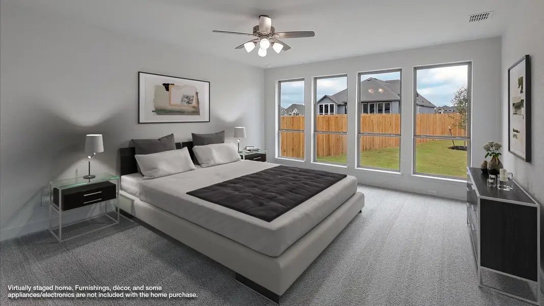 Representative furnished interior of a home built from the 3994W by Perry Homes in Alsatian Oaks, Castroville (Image 5).