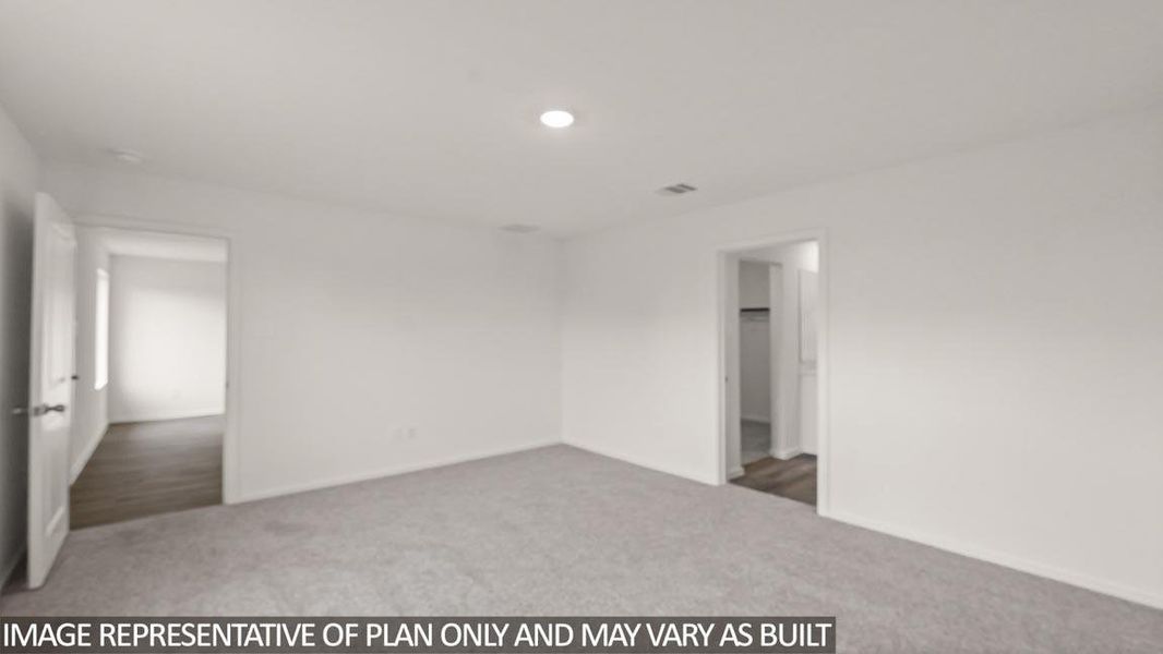 Spacious, unfurnished interior of a new home in The Canopies, Splendora (Image 11).