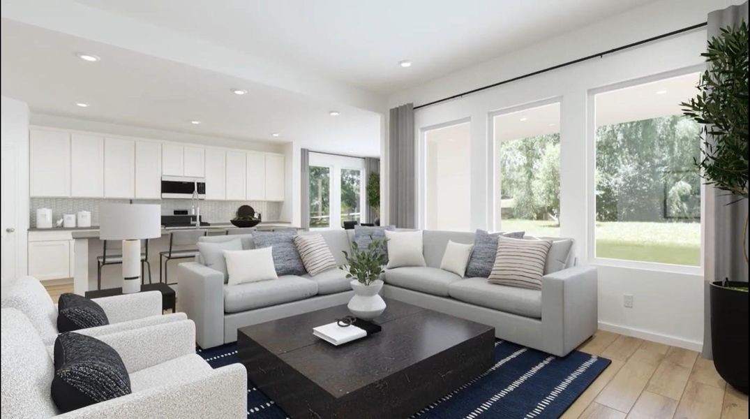 Furnished interior view inside a new home in Kresston, Montgomery (Image 14).