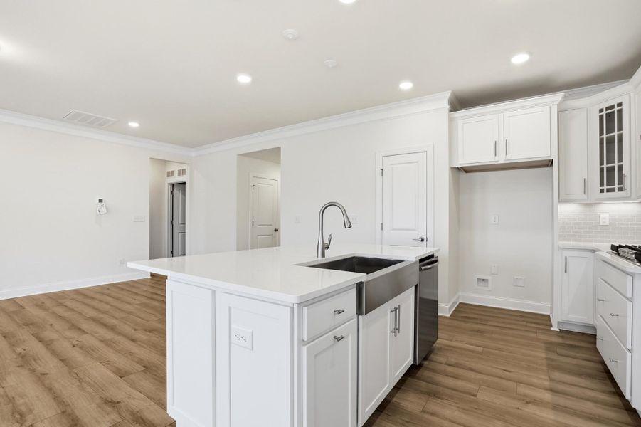 Furnished interior view inside a new home in Villas at Prestwick, Mooresville (Image 9).