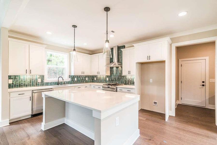 Furnished interior view inside a new home in , Decatur (Image 2).