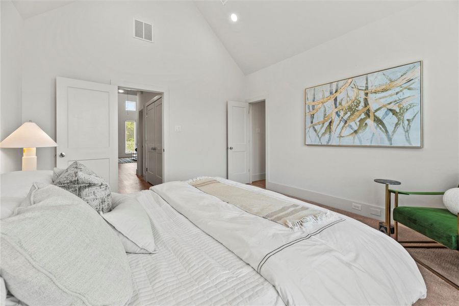 Furnished interior view inside a new home in Wheatley Court, Houston (Image 4).