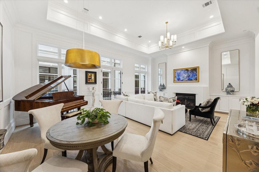 Another view of the elegant second floor Another view of the elegant second floor