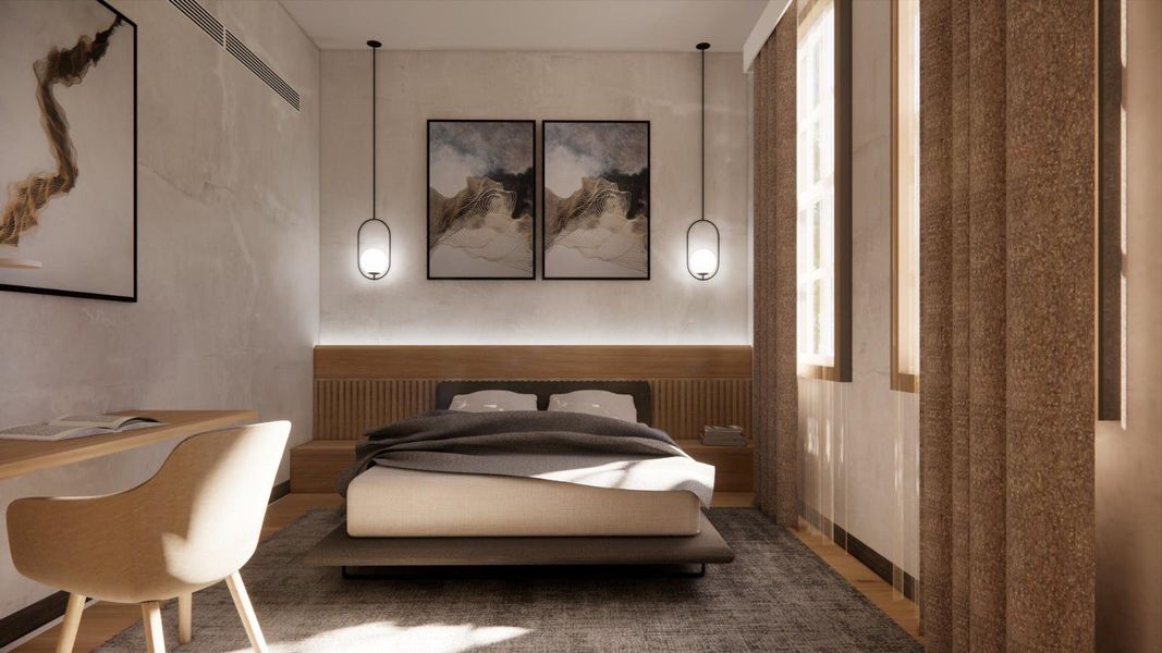 Furnished interior view inside a new home in , Conroe (Image 4).