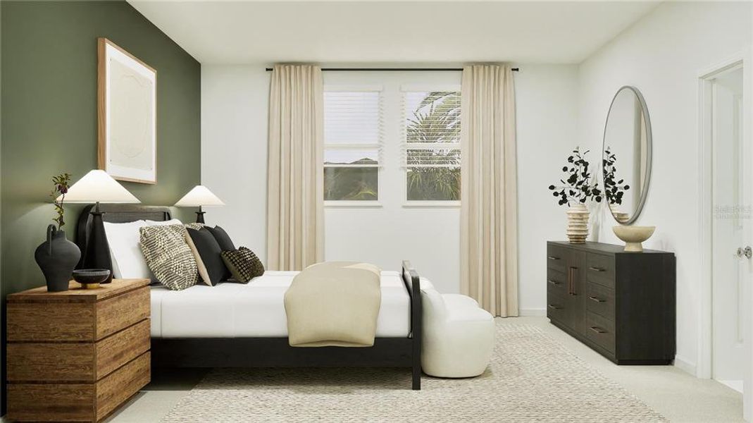 Furnished interior view inside a new home in , Davenport (Image 16).