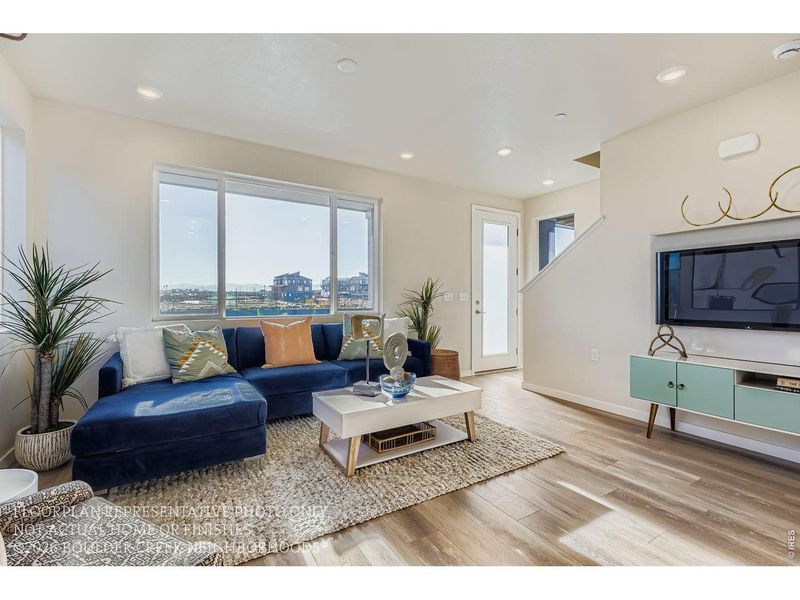 Furnished interior view inside a new home in Baseline, Broomfield (Image 10).