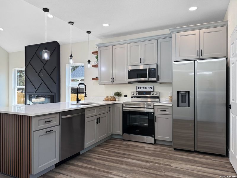 Furnished interior view inside a new home in , Bandera (Image 3). Furnished interior view inside a new home in , Bandera (Image 3).