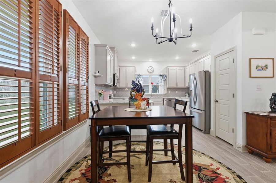 Furnished interior view inside a new home in , Tolar (Image 9).