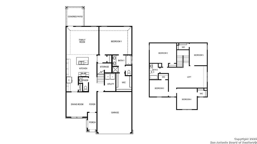 2D floor plan layout of this home in Langdon, San Antonio, TX (Image 4).